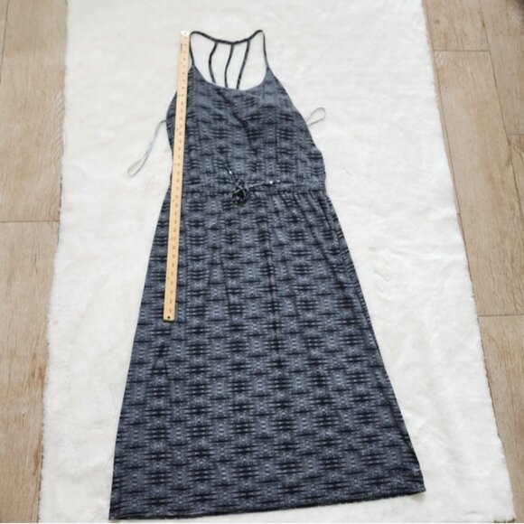 Athleta Ariel Novella Dress Maxi Outdoors Active Lightweight Cinch Waist Size 14 - Picture 5 of 12